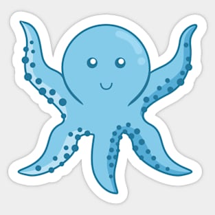 Lucky octopus Sticker